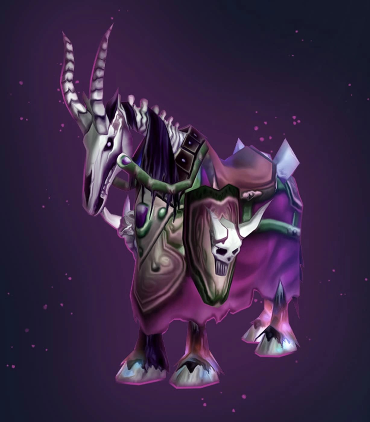 Purple Skeletal Warhorse Mount